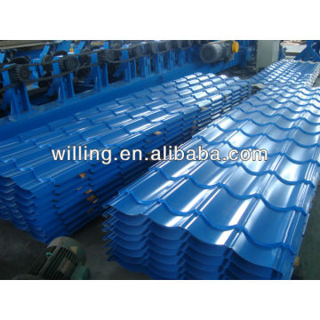 Corrugated pre-painted roofing sheet building material